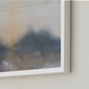 "Coming Into Focus" - Art Print in Mist Grey by Christa Kimble - Frame Close-up