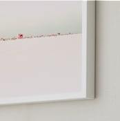 "Sugary Sand Beach" - Art Print in Sugary Sand by Rega - Frame Close-up