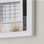 "Ballroom 2" - Art Print in White by Haley Warner - Frame Close-up
