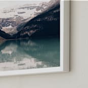 "Reflections in the Blue" - Art Print in Lake Blue by 1885 Atelier - Frame Close-up