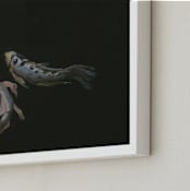 "Franz + Ferdinand" - Art Print in Black by Amy Carroll - Frame Close-up