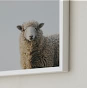 "Uncle Pumblechuck" - Art Print in Ivory by Amy Carroll - Frame Close-up