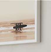 "MEND THE HEART FROM THE SEA + THE SAND " - Art Print in Sandy Shores by Summer Strauch - Frame Close-up