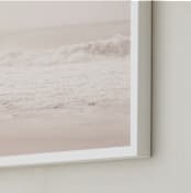 "Tranquil Surf" - Art Print in Blush by Shannon Howard - Frame Close-up