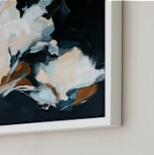 "Night Market" - Art Print in Midnight by Mya Bessette - Frame Close-up