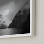 "The Path Ahead" - Art Print in Obsidian by Jason Derck - Frame Close-up