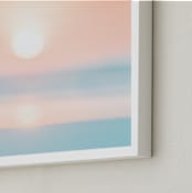 "Sol" - Art Print in Sunset by Tania Medeiros - Frame Close-up