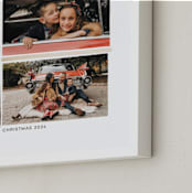 "4 Photo Collage" - Foil Framed Photo in Gold by Hooray Creative - Frame Close-up
