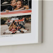 "4 Photo Collage" - Foil Framed Photo in Gold by Hooray Creative - Frame Close-up
