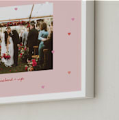 "Drops of Love: Landscape Framed Photo" - Framed Photo in Cream by Leia Matt - Frame Close-up