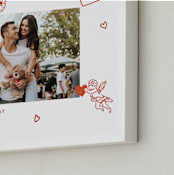 "Wings and Things: Landscape Framed Photo" - Framed Photo in Cherry by Cass Loh - Frame Close-up