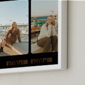 "Film Star: Landscape Framed Photo" - Framed Photo in Noir by Jenna Holcomb - Frame Close-up