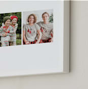 "Three Photo: Landscape Framed Photo" - Framed Photo in Cotton by jomolo - Frame Close-up