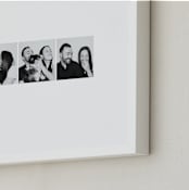 "Photo Strip: Landscape Framed Photo" - Framed Photo in White by Minted - Frame Close-up