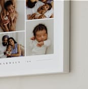"Six Photo: Landscape Framed Photo" - Framed Photo in Ink by Christy Hy Lee - Frame Close-up
