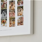 "Photo Strips: Framed Photo" - Framed Photo in White by Olivia Kanaley Inman - Frame Close-up