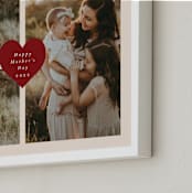 "Heart Tag: Landscape Framed Photo" - Framed Photo in Cookie Dough by Stacy Maalouf - Frame Close-up