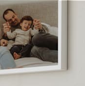 "The Big Picture: Mother's Day Framed Photo" - Framed Photo in White by Minted - Frame Close-up