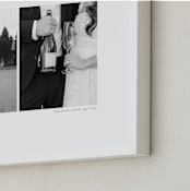 "Two Photo: Landscape Framed Photo" - Framed Photo in White by Anelle Mostert - Frame Close-up