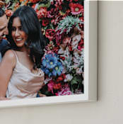 "The Big Picture: Valentine's Framed Photo" - Framed Photo in White by Minted - Frame Close-up
