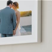 "The Big Picture: Valentine's Framed Photo" - Framed Photo in White by Minted - Frame Close-up