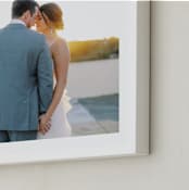 "The Big Picture: Valentine's Framed Photo" - Framed Photo in White by Minted - Frame Close-up