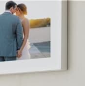 "The Big Picture: Valentine's Framed Photo" - Framed Photo in White by Minted - Frame Close-up