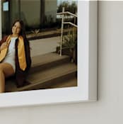 "The Big Picture: Graduation Framed Photo" - Framed Photo in White by Minted - Frame Close-up