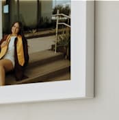 "The Big Picture: Graduation Framed Photo" - Framed Photo in White by Minted - Frame Close-up