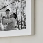 "The Big Picture: Father's Day Framed Photo" - Framed Photo in White by Minted - Frame Close-up