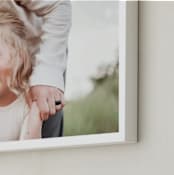 "The Big Picture: Father's Day Framed Photo" - Framed Photo in White by Minted - Frame Close-up