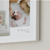 "Torn Two Photo: Landscape Framed Photo " - Framed Photo in White by Brianne Larsen - Frame Close-up