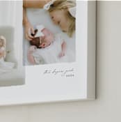 "Torn Two Photo: Landscape Framed Photo " - Framed Photo in White by Brianne Larsen - Frame Close-up