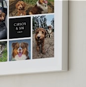 "Seven Photo: Landscape Framed Photo" - Framed Photo in Ebony by Chris Griffith - Frame Close-up