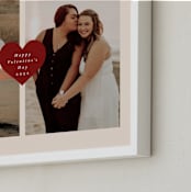 "Heart Tag: Landscape Framed Photo" - Framed Photo in Cookie Dough by Stacy Maalouf - Frame Close-up