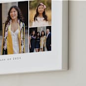 "Minimalist Three Photo: Framed Photo" - Framed Photo in White by Jennifer Postorino - Frame Close-up