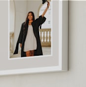 "Official Party: Landscape Framed Photo" - Framed Photo in Ecru by Hooray Creative - Frame Close-up