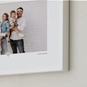 "With a Heart: Landscape Framed Photo" - Framed Photo in Taupe by Laura Hamm - Frame Close-up