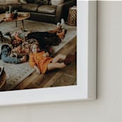 "The Big Picture: Mother's Day Framed Photo" - Framed Photo in White by Minted - Frame Close-up