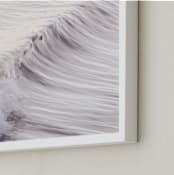 "Cayucos Soft Waves " - Art Print in Original Silver by Lisa Sundin - Frame Close-up