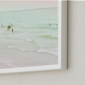 "Beloved Summer" - Art Print in Soothing Sea by Rega - Frame Close-up