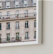 "Days in Paris" - Art Print in Crema by Jessica C Nugent - Frame Close-up