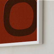 "Circle_08-01- A" - Art Print in Earthy Colors by Alain Castoriano - Frame Close-up