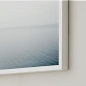 "To Be Alone" - Art Print in Light Fog by Haley George - Frame Close-up