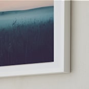 "Mystery" - Art Print in Gray sea by Lying on the grass - Frame Close-up