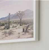 "Joshua Tree No. 10" - Art Print in Desert Rose by Wilder California - Frame Close-up