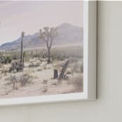 "Joshua Tree No. 10" - Art Print in Desert Rose by Wilder California - Frame Close-up