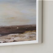 "Llano Winds" - Art Print in Sky Blue by Megan Kelley - Frame Close-up