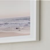 "Malibu View No. 2" - Art Print in coastal blush by Kamala Nahas - Frame Close-up