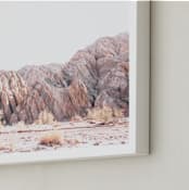 "Painted Canyon 3" - Art Print in desert blush by Kamala Nahas - Frame Close-up